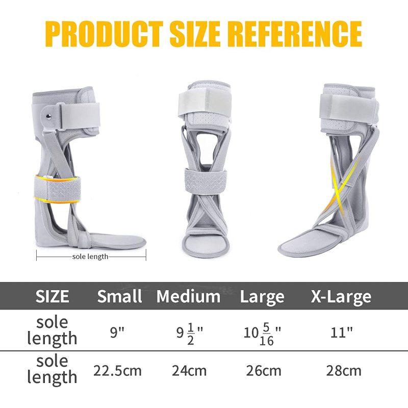 Ортез голеностопного сустава Foot Drop Brace, поддержка стопы Foot Drop, можно ходить в обуви, подходит для мужчин и женщин с инсультом, гемиплегия