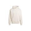 Adidas Originals Solid Color Hooded Long Sleeve Sweatshirt Men Tops Beige IM4405