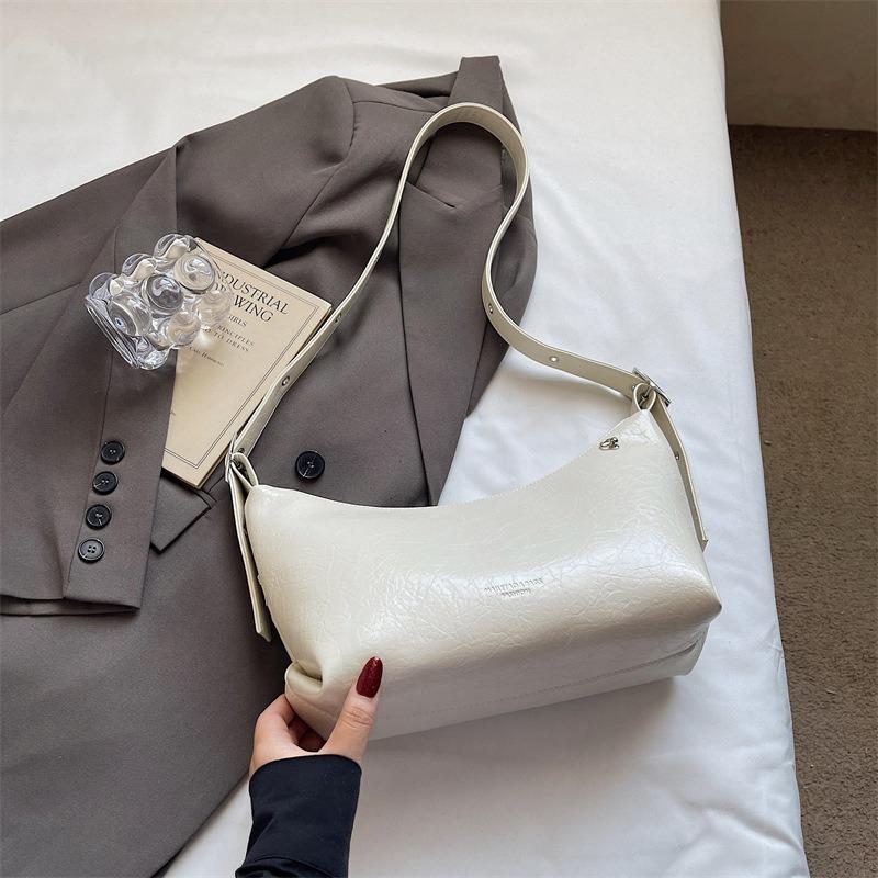 Высококлассная модная сумка под мышкой женская новая сумка через плечо для通勤, повседневная сумка-мессенджер в форме пельменя