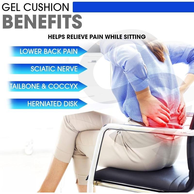 Universal Car Seat Cushion Breathable Cool Gel Cooling Pad 3D Honeycomb Butt Pad Car Home Office Chair Cushion Car Accessories