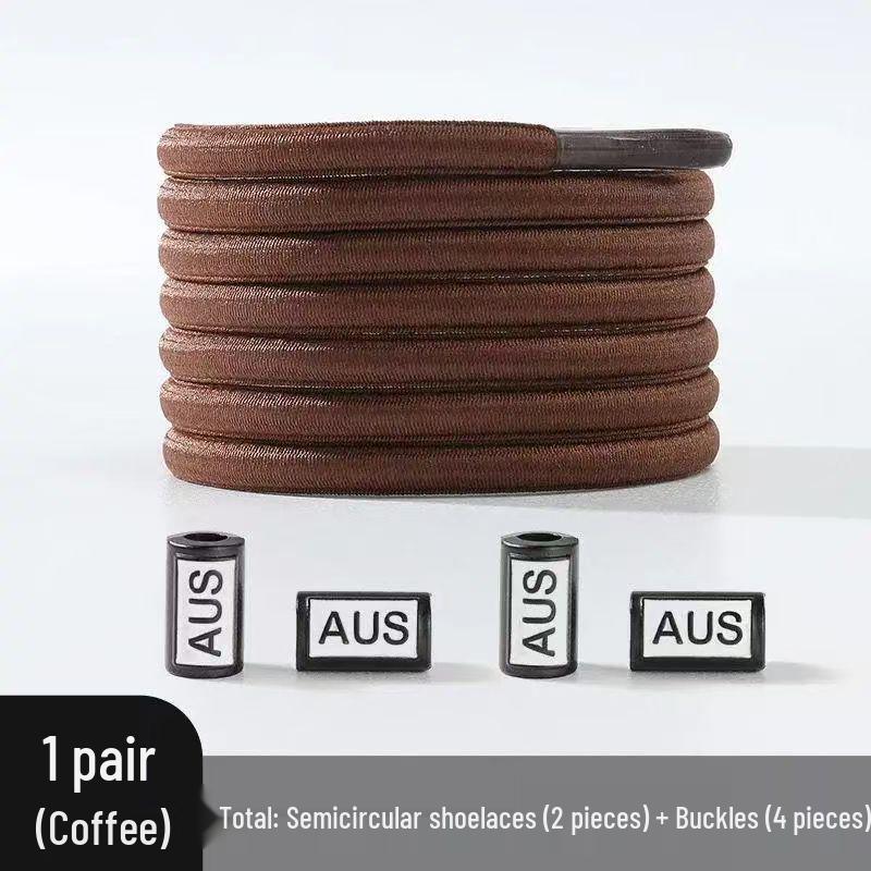 Эластичные шнурки без завязывания с металлической пряжкой - Легкие ленивые шнурки AUS