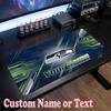 Seattle Seahawks Customized Name Text Mouse Pad, Large Desk Mouse Mat Personalized Home Office Present