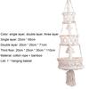 Hanging Basket Exquisite Hollow Woven Cotton Rope Handmade Storage Flowerpot Net Plant Hanger for Home