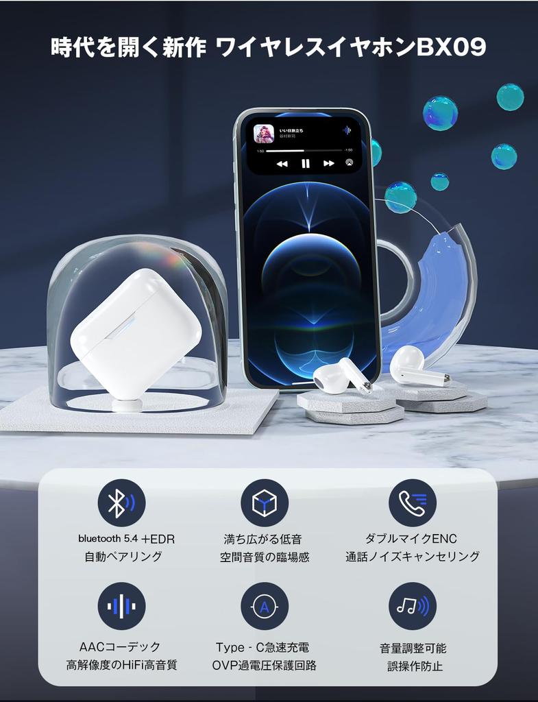 Wireless Earphones Bluetooth Microphone ENC Call Noise Automatic Pairing EDR Spatial Audio Sound Quality Sound Quality AAC Codec Bluetooth Calling