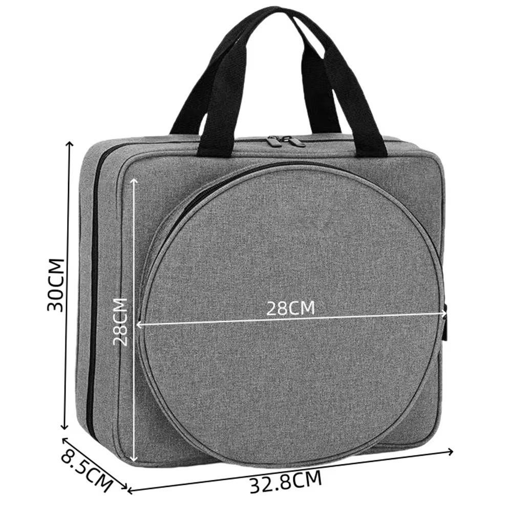 Square Sewing Kit Bag Multiple Pockets Craft Carry Case Embroidery Project Bag Embroidery Supplies
