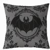 Домашний Декор Готический Узор Летучей Мыши Декоративные Наволочки с Узором Наволочка для Подушки Подходит для Дивана Спальни Автомобиля Наволочка для Подушки