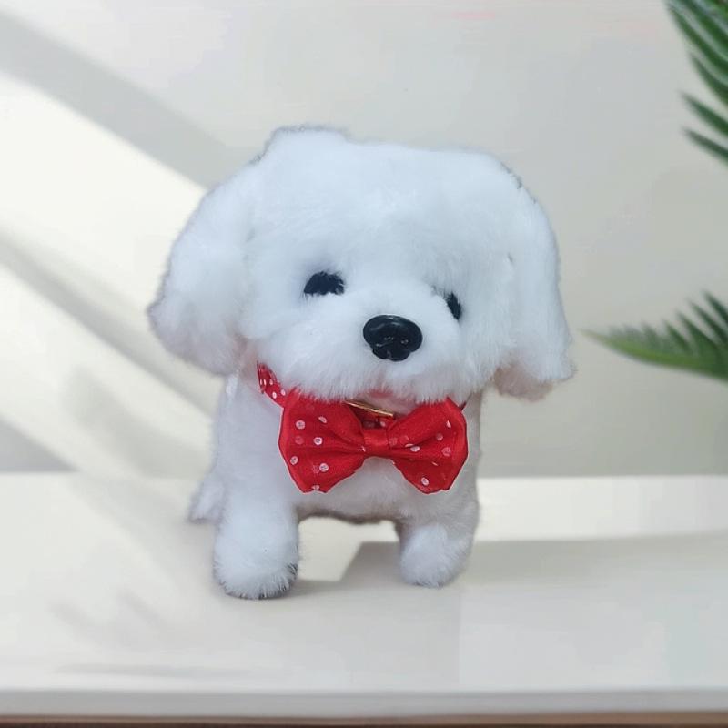Interactive Walking & Barking Plush Puppy Robot Toy