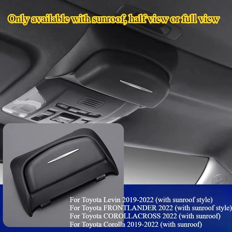 For Toyota Corolla/Corolla Cross/Harrier/Frontlander/Levin Car Glasses Case Sunglasses Storage Clip Interior Auto Accessories