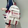 The New Schoolbag Female Junior High School Students Simple Large-Capacity Backpack High School Students Waterproof Backpack