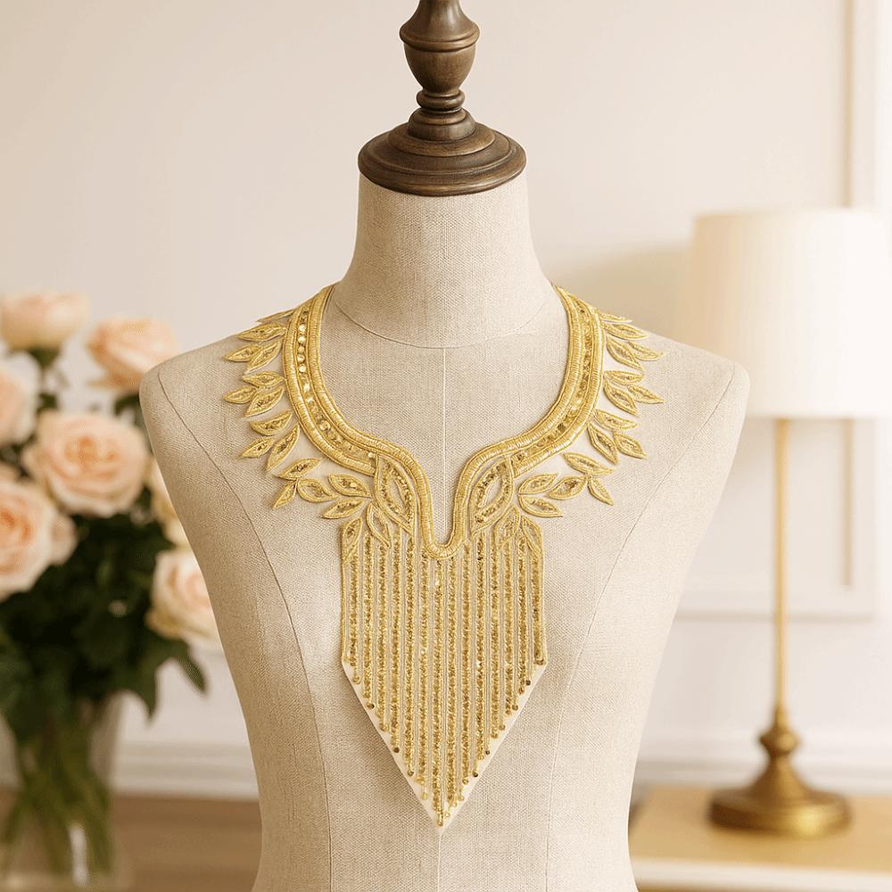 Fashion Embroidery Applique Luxury Clothing Applique Dress Decorations Applique Patches  Apparel