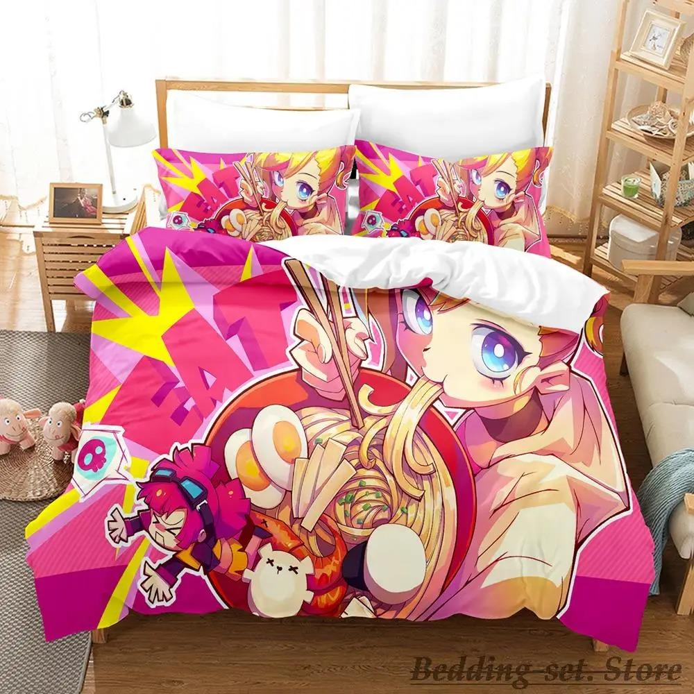 Muse Dash Постельное белье Single Twin Full Queen King Size Bed Set Adult Kid Bedroom Duvetcover Sets Anime Parure de lit Bed