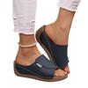Roman Women Wedge Sandals Mules Shoes Fashion Open-toe Platform Sandals Women Breathable  Soft-soled Slippers Footwear Size36-43