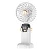 Foldable USB Handheld Fan with Strong Wind & Neck Hanger