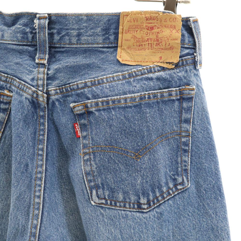 Levi's Джинсы 501 Винтажные зауженные 80-е W30 Синяя стирка Женские Б/у