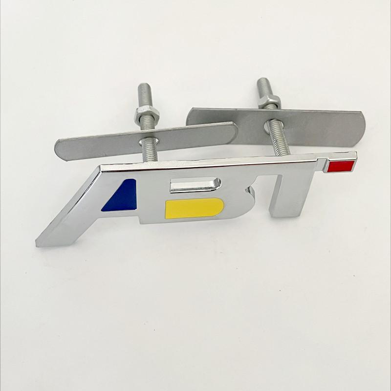 3D Металлическая ABT Передняя Решетка Задняя Крышка Багажника Крыло Эмблема Значок Наклейка Декали Для Q3 Q5 Q7 A3 A4 A5 A6 B6 B8 C6 C5