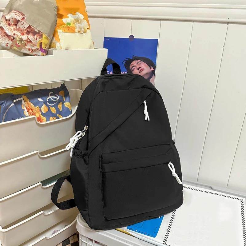 Минималистичный рюкзак в японском стиле для учеников средних и старших классов, вместительная женская сумка