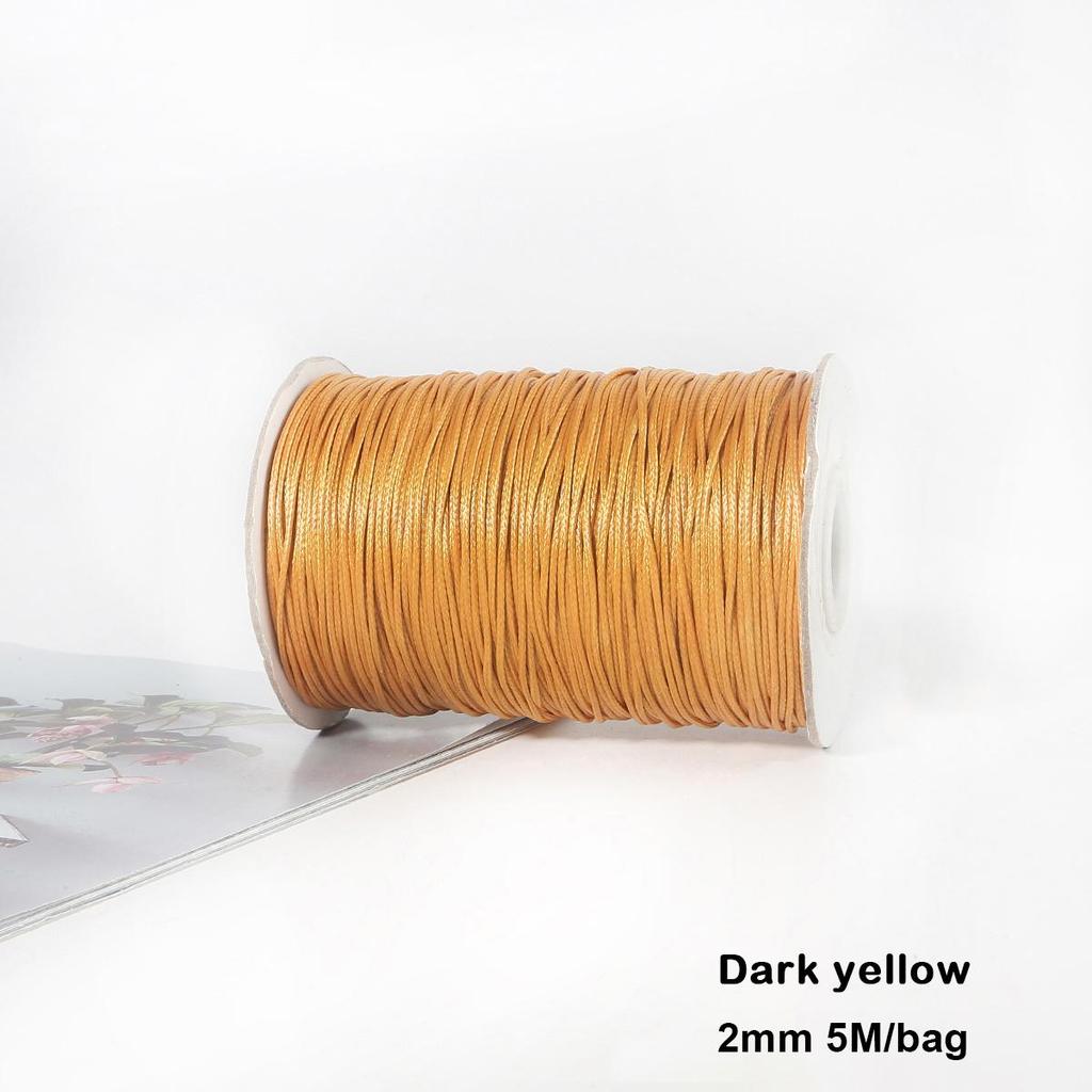 Разноцветные вощеные хлопковые шнуры для макраме, ювелирные бусины, изготовление ювелирных изделий своими руками