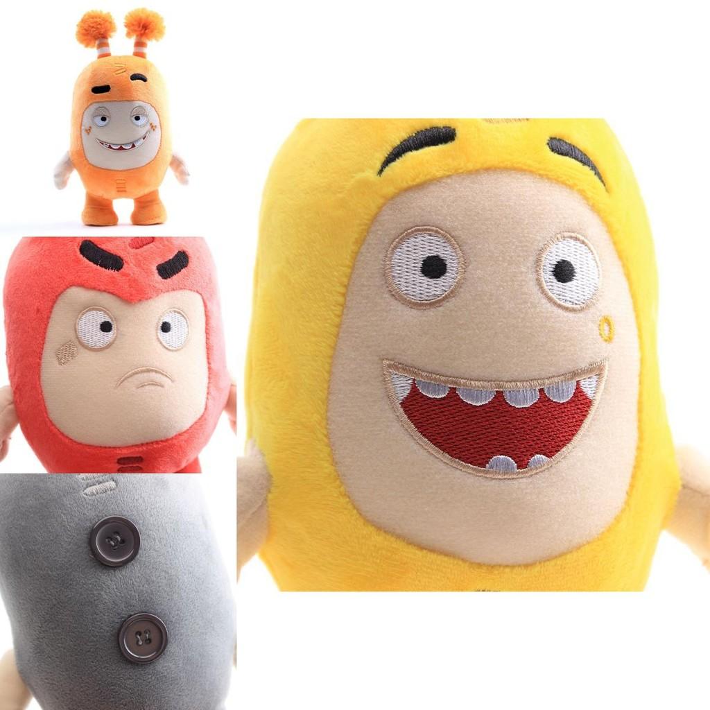 Lovable Oddbods 23cm Plush Soft Cuddly Toy Newt Bubbles Pogo Zee Jeff Fuse Slick Perfect Gift