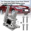 Алюминиевый корпус термостата 96817255 для Chevrolet Chevy Cruze Aveo Orlando, крышка корпуса термостата для Opel Astra Zafira Signum Moka