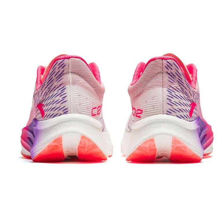 Anta C202 Non-Slip Wear-Resistant Low-Top Running Shoes Men Sneakers Pink Purple 112455563-1
