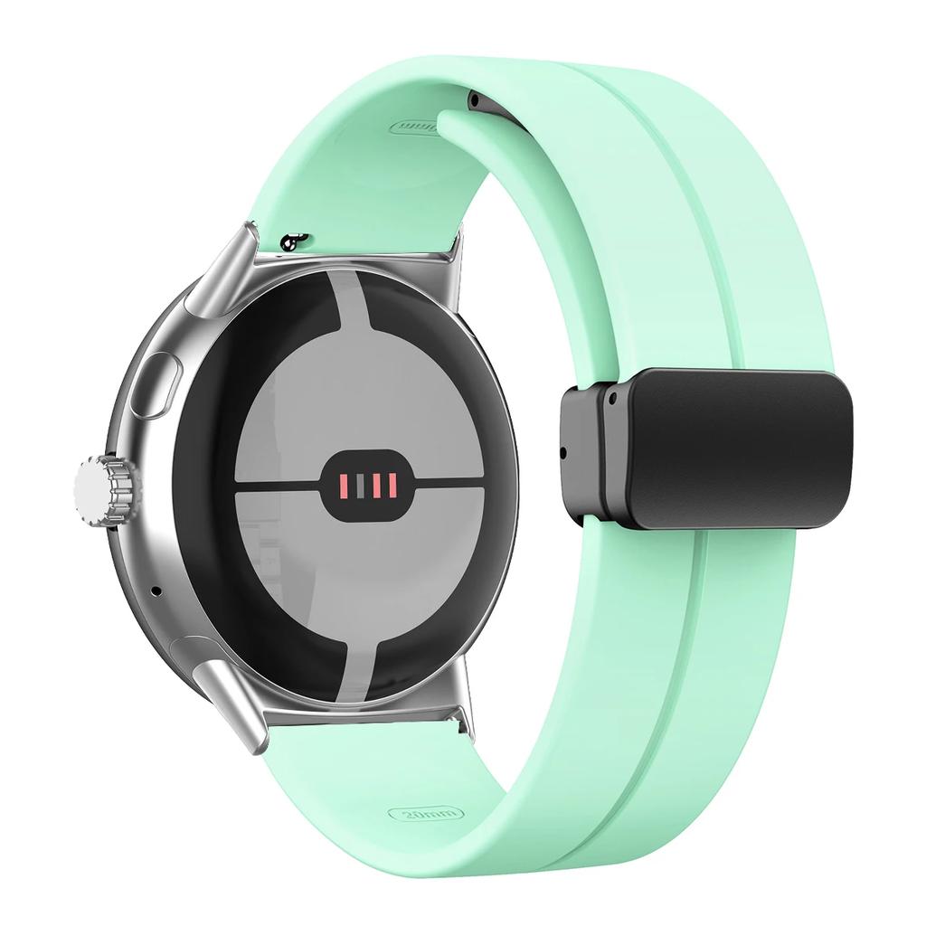 НОВЫЙ силиконовый ремешок для Google Pixel Watch 3 45 мм, ремешок для Google Pixel Watch 1 2 3 41 мм, магнитный браслет-аксессуар