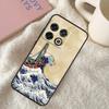 Японский стиль Волна Чехол для OnePlus Nord N10 N20 N100 N200 CE 2 Lite OnePlus Ace 8T 9R 10T 9RT 9 11 10 Pro