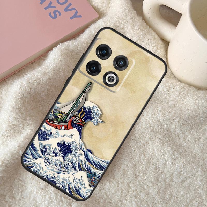 Японский стиль Волна Чехол для OnePlus Nord N10 N20 N100 N200 CE 2 Lite OnePlus Ace 8T 9R 10T 9RT 9 11 10 Pro