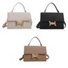 Trendy Street Style Pu Small Square Bag 2023 Winter New Casual Single Shoulder Crossbody Bag