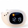 Pat Control Alarm Clock Animal-Shape Touch Night Light Sleep Training Clock  Bedroom