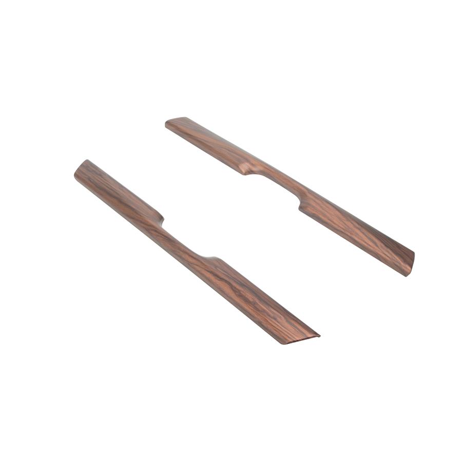 3 шт. Держатель для стакана с водой с отделкой в полоску под персиковое дерево и накладка на ручку переключения передач под дерево, подходит для Honda CR-V 2017-2019