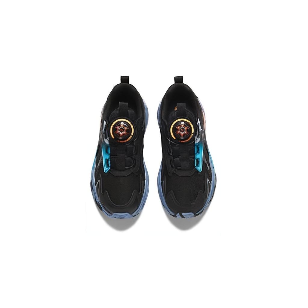 Anta Comfortable Daily Shock Absorbing Kids Casual Shoes Kids Casual Shoes Black Blue 312348809-8