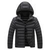 2025 новая осенне-зимняя средней длины с капюшоном флисовая утолщенная мужская хлопковая куртка большого размера