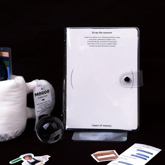 Luca Lab Scrap the Moment Пакет ежедневников постоянного года A5 с 6 отверстиями - популярная фраза в Корее.