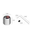 QECB8 Alloy Anti-Theft Tire Valve Caps Car Wheel Stem Rim Caps Covers For Toyota GR Sport Yaris Corolla Hilux Supra C-HR Accessories
