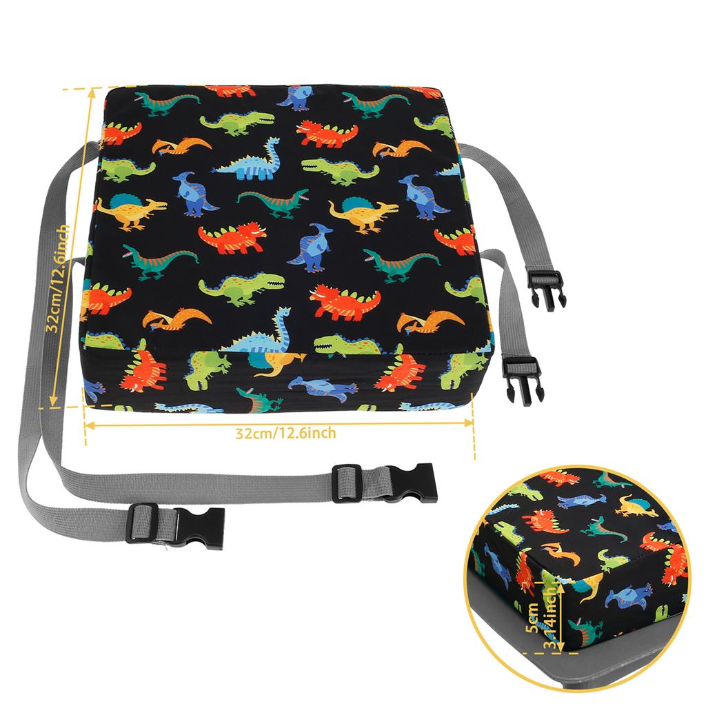 Подушка для стульчика для кормления, портативный регулируемый бустер для стульчика для малышей, детей, младенцев, моющийся коврик для сиденья стула