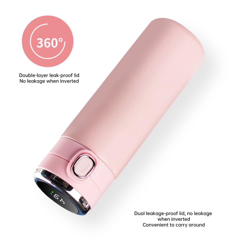 420 мл умная цифровая чашка-термос, сохраняющая холод и тепло, термобутылка для воды, дисплей температуры, герметичная термос для консервации