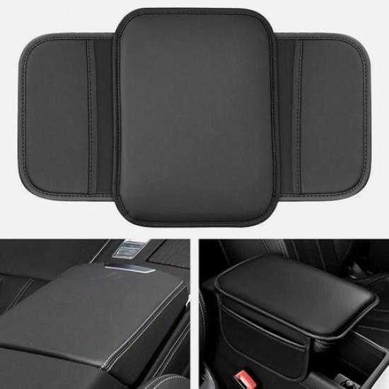 Black 30.5* 20CM Car Auto Armrest Cushion Cover Center Console Box Pad Protector