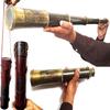 Brass Telescope Spyglass East India Company 1818 Tracker Pirate Spyglass Scope 81.28 Cm Large Leather Gift Box