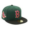 Кепка Newera 59FIFTY 70823746 NER35C8947 MLB Boston Red Sox BOS Темно-зеленая зеленая 7-СТОРОННЯЯ НАШИВКА ПОД КОЗЫРЬКОМ ONSPOTZ Изготовленная на заказ кепка Gokyu Fifty Stylish