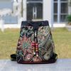 Peacock Sequins Embroidered Women's Canvas Backpacks Ladies Floral Rucksacks Woman Small School Back Bag Bagpack 2025 Gift New