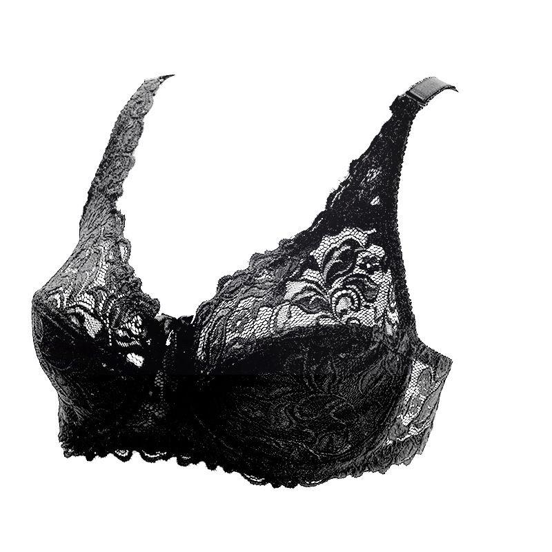 Elegant And Sexy Lace Women Bra Plus Size 75-100 D E Ultrathin Brassiere 95e 100e Underwear