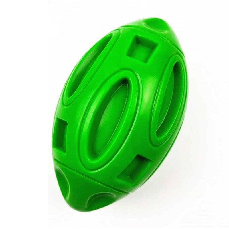 Ball Dog Rugby Squeaky Toy Pet Chew Balls For Medium Large Dogs Durable Gift