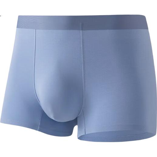 Zaishuo Men's Underwear, Size 50S Modal Seamless Breathable 7A Mulberry Silk Antibacterial Crotch Men's Boxer Briefs, 3-Pack