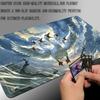 Split-head Goose TCG Playmat 24"X14" Magic Play Mat Gamer Accessory Laptop Mousepad MTG Tabletop Accessories Trading Card Games