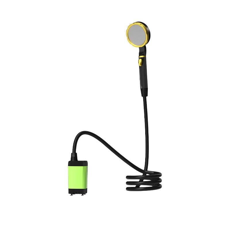 Портативный электрический душ для улицы с длительным сроком службы аккумулятора, идеально подходит для кемпинга, пляжа, строительной площадки и домашнего использования