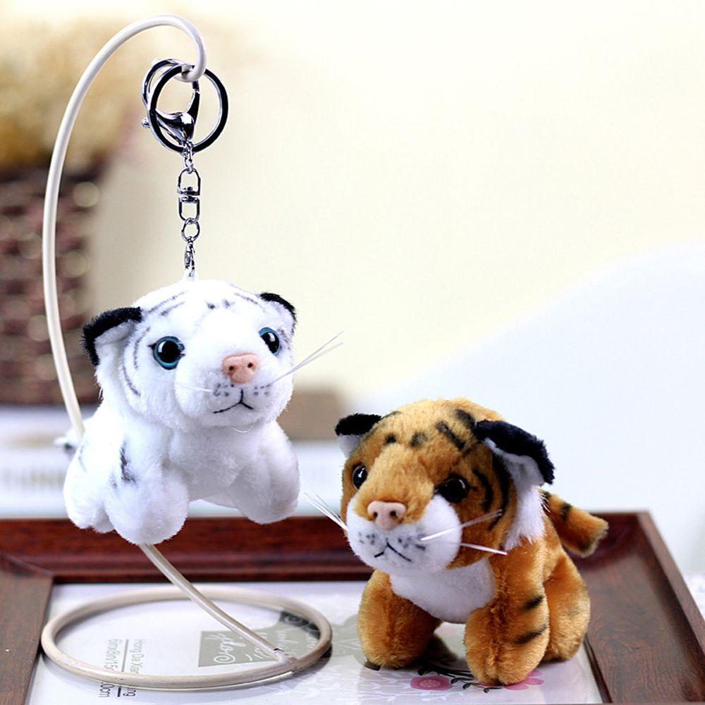 2022 New Year Stuffed Animals Tiger Plush Keychain Car Plush Keyring Plush Pendant Stuffed Toys
