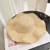 Summer Straw Hat For Women With Wide Brim And Sunshade For Outdoor Activities