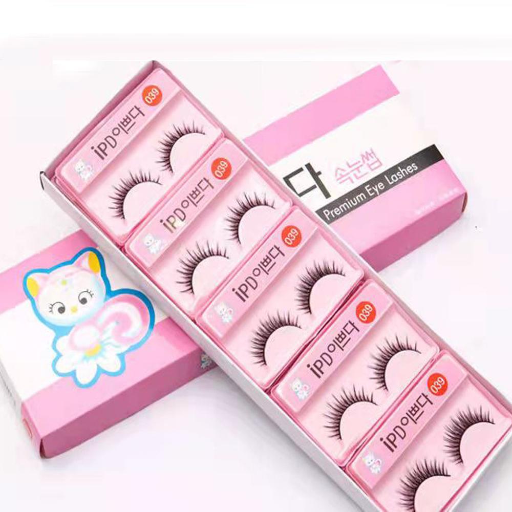 Накладные ресницы, тонкие ресницы с естественным видом, 10 пар мягких ресниц из искусственной норки