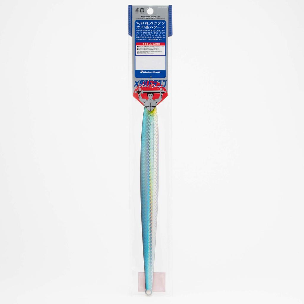 Major Craft Металлический Дракон Сабля-рыба 300г Сине-Серебристый Джиг, Рисунок, (290мм), (MDGN)