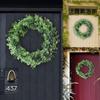 Front Door Wreaths Artificial Spring Summer Green Hanging Garland For Home Wedding Wall Window Decoration